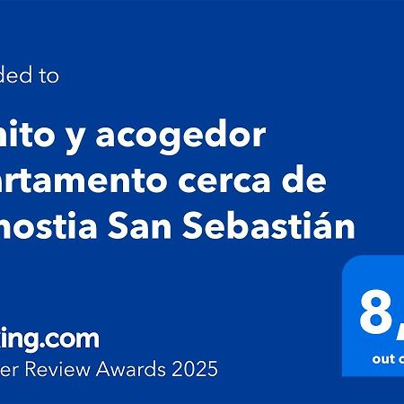 Bonito Y Acogedor Apartamento Cerca De Donostia San Sebastian Лесо Экстерьер фото